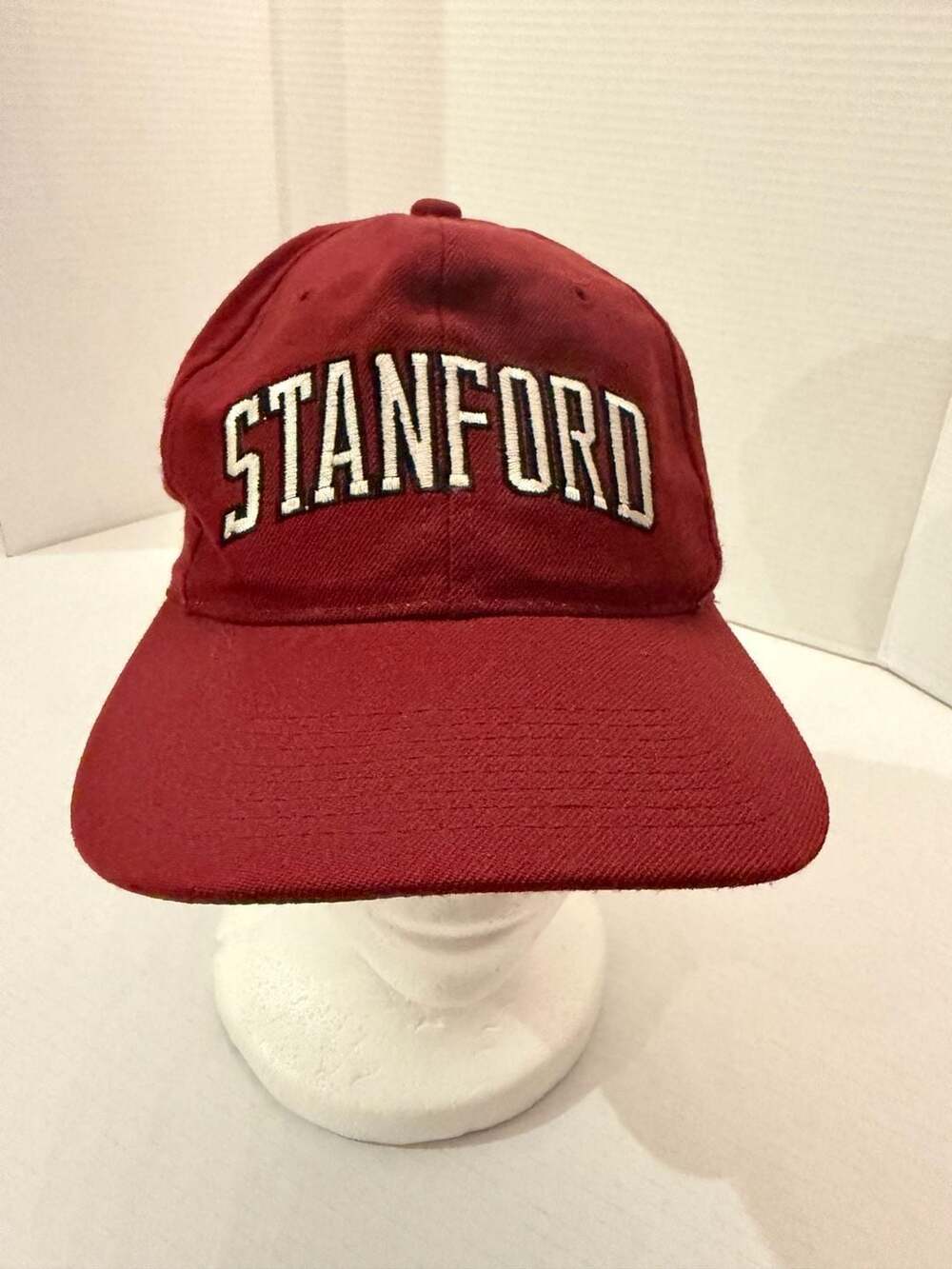 Dorfman Pacific Stanford University Hat Snapback Size S/M Burgundy Wool